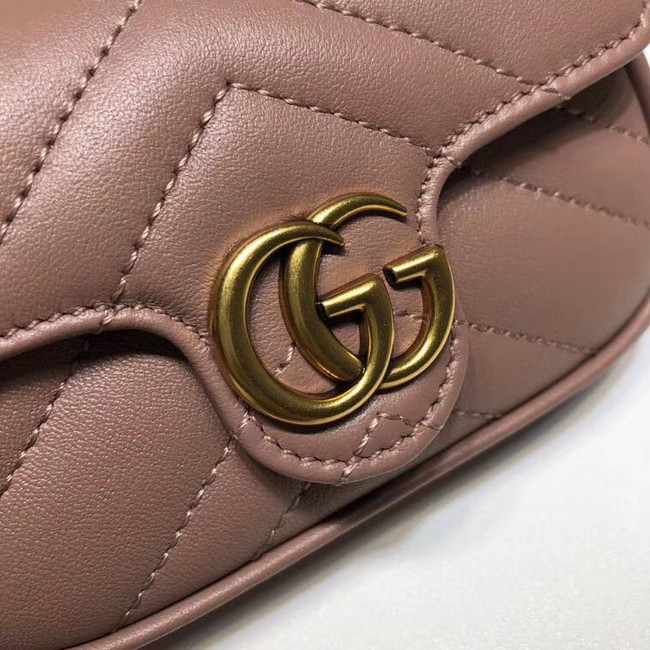Gucci GG Marmont super Clutch bag 575161 pink