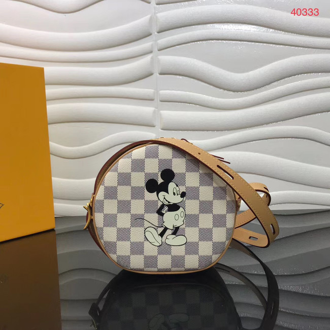 Louis Vuitton Damier Azur Canvas BOITE CHAPEAU SOUPLE Disney x Mickey Mouse N40333