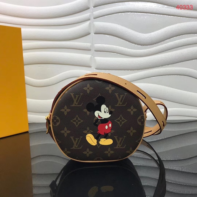 Louis Vuitton Original Monogram Canvas BOITE CHAPEAU SOUPLE Disney x Mickey Mouse N40333