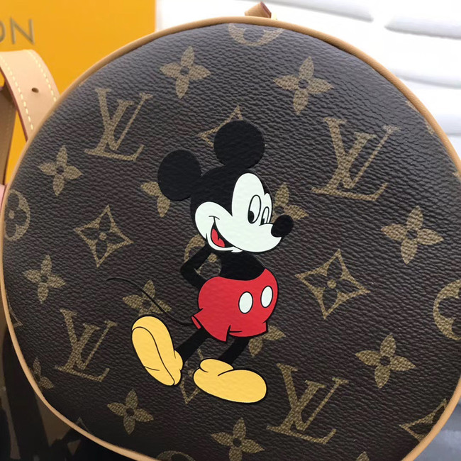 Louis Vuitton Original Monogram Canvas BOITE CHAPEAU SOUPLE Disney x Mickey Mouse N40333