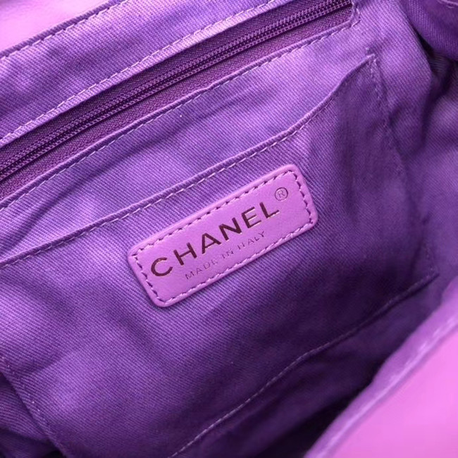 Chanel Backpack Sheepskin Original Leather 83431 Lavender