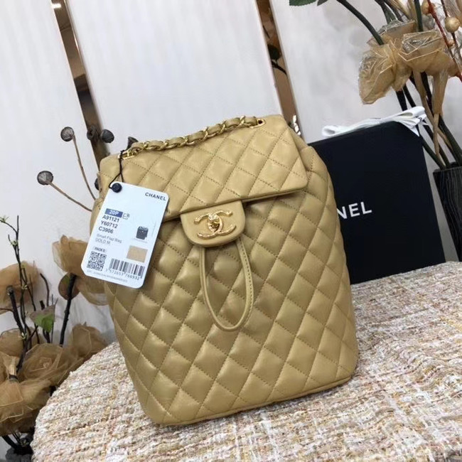 Chanel Backpack Sheepskin Original Leather 83431 gold