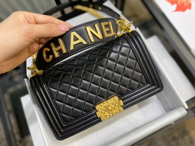 BOY CHANEL flap bag A67086 black