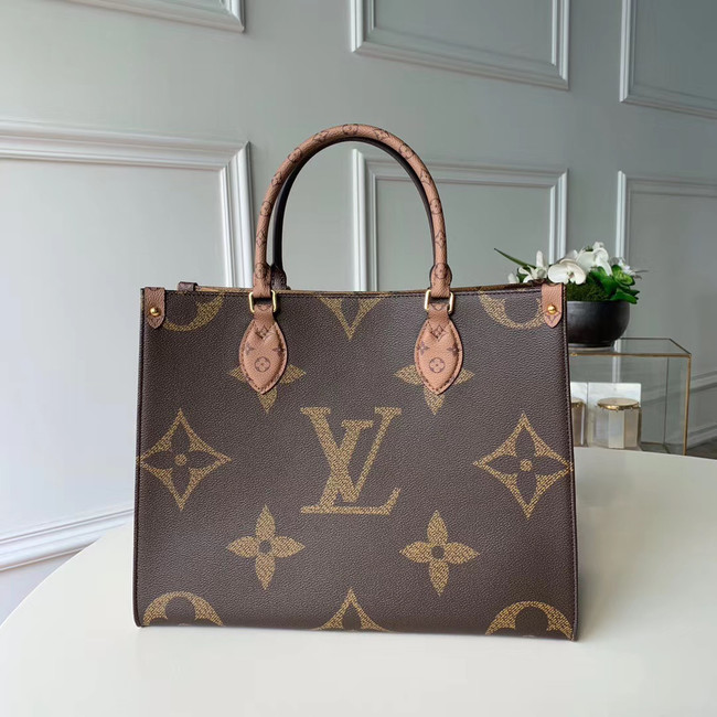 Louis vuitton original ONTHEGO Monogram Reverse Medium tote bag M45321