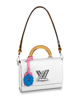 Louis vuitton original TWIST Medium tote bag M56132 white