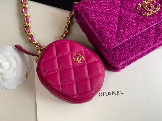 CHANEL 19 Flap Bag WOC 33817 Lavender