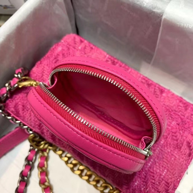 CHANEL 19 Flap Bag WOC 33817 rose