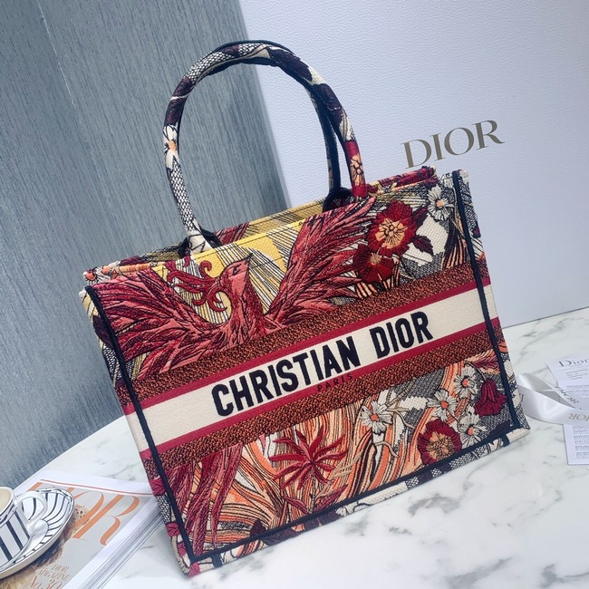 SMALL DIOR BOOK TOTE Embroidered M1296-2