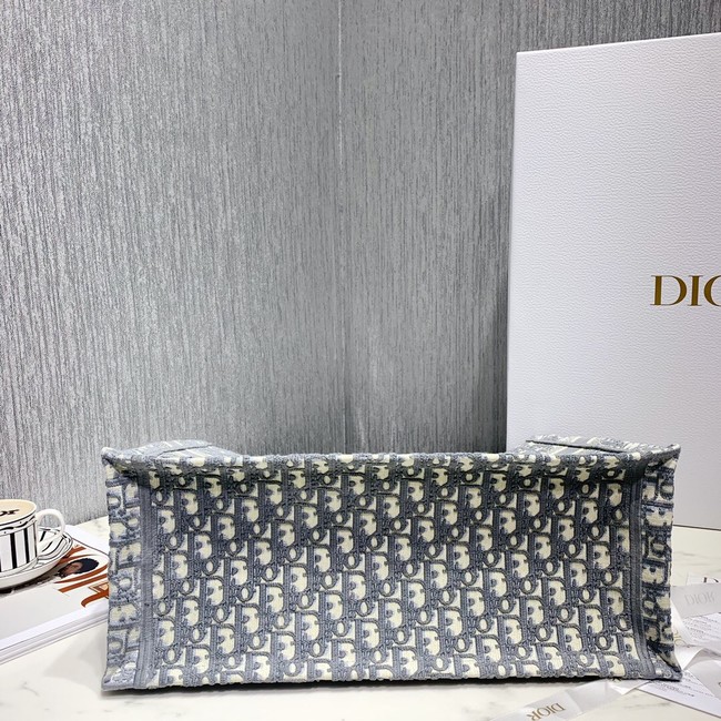 DIOR BOOK TOTE BAG IN EMBROIDERED CANVAS C1286-6