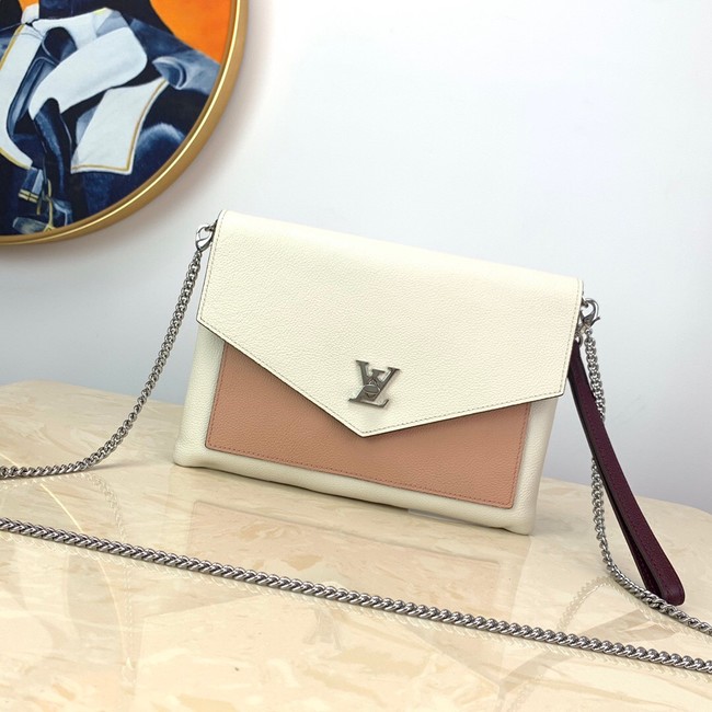 Louis Vuitton MYLOCKME Mini chain bag M69183 apricot&white