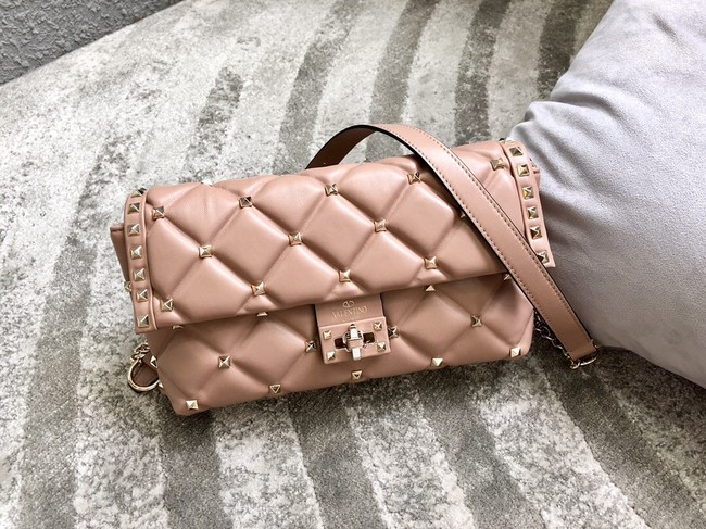 VALENTINO VLOCK Origianl leather shoulder bag 0053 pink