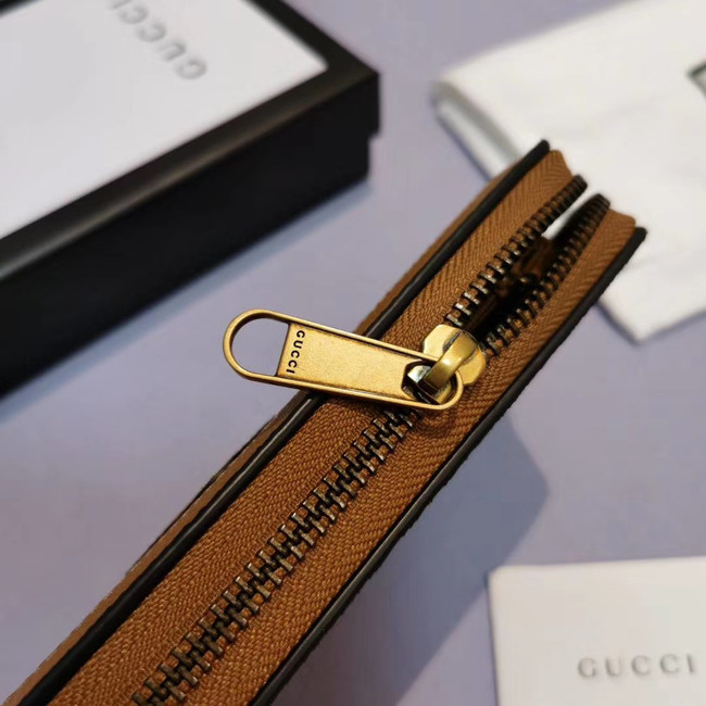 Gucci Disney x zip around wallet 602532 brown
