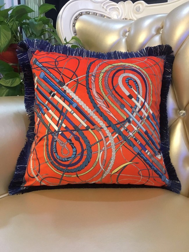 Hermes silk pillow H3695-7