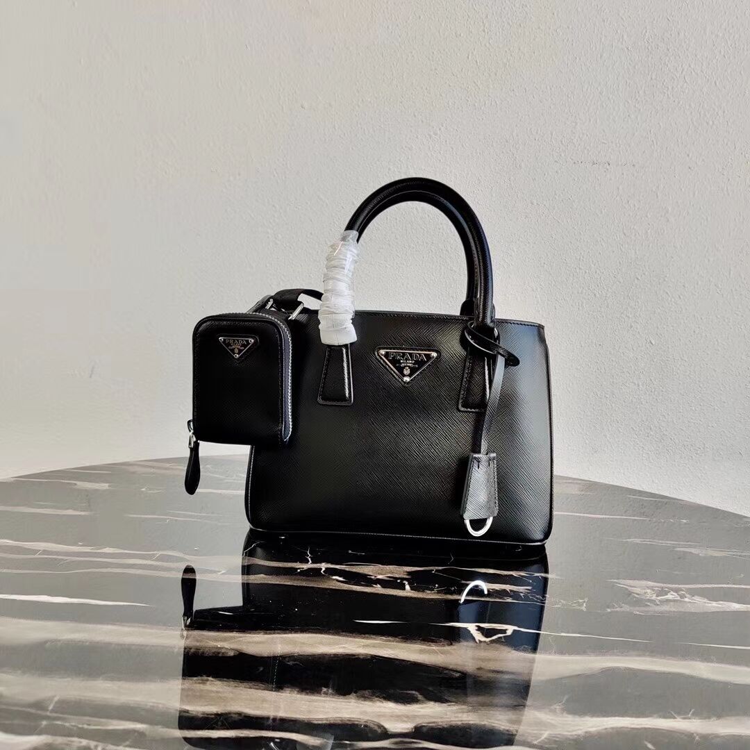 Prada Saffiano leather mini-bag 1BA296 black