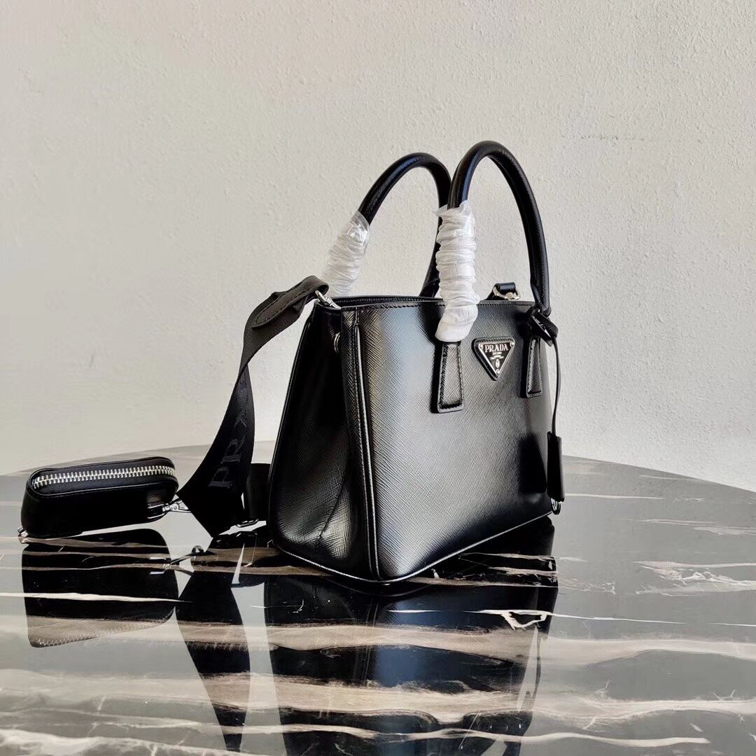 Prada Saffiano leather mini-bag 1BA296 black