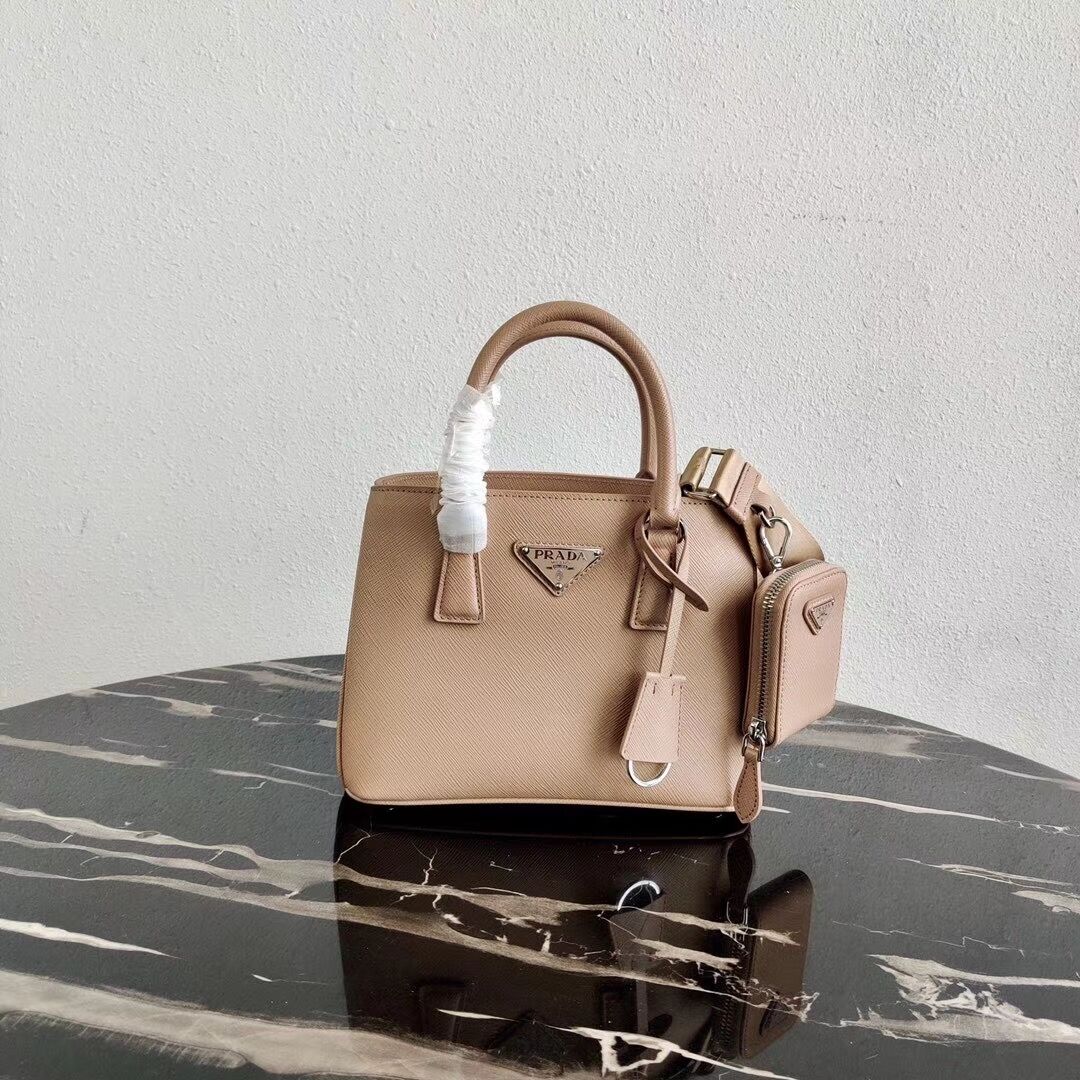 Prada Saffiano leather mini-bag 1BA296 pink