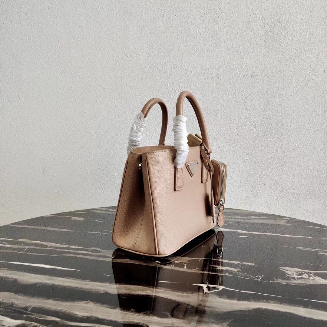 Prada Saffiano leather mini-bag 1BA296 pink