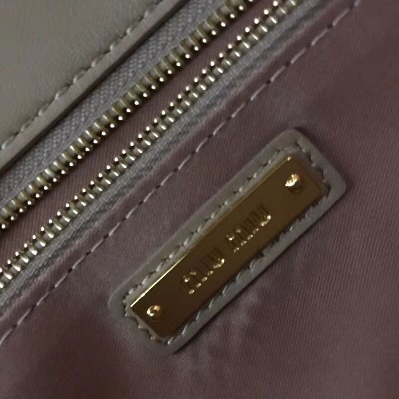 miu miu Matelasse Nappa Leather shoulder bag 5BD140G pink