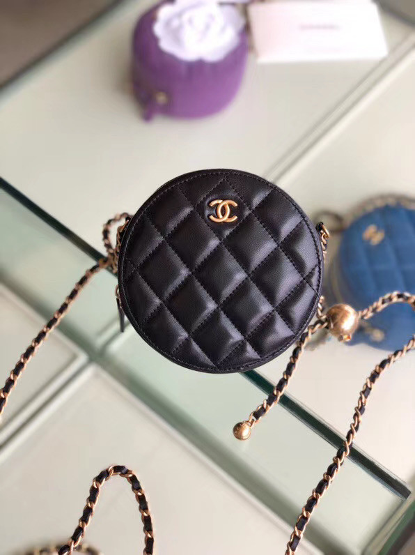 Chanel Original mini Sheepskin bag AS1449 black