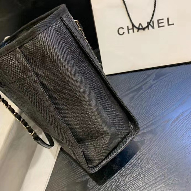 Chanel Large Shoulder Bag A67001 black