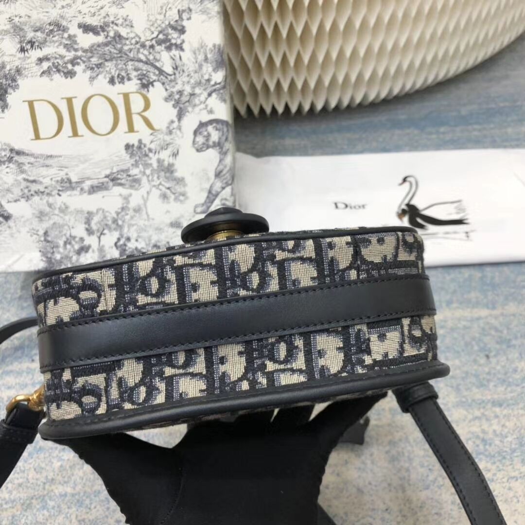 SMALL DIOR BOBBY BAG Blue Dior Oblique Jacquard M9317