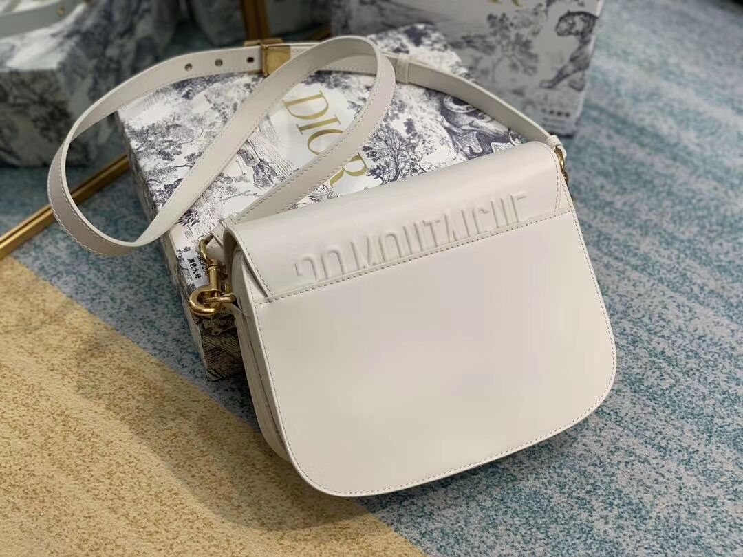 Dior SOFT CALFSKIN BAG  medium C0317 white 