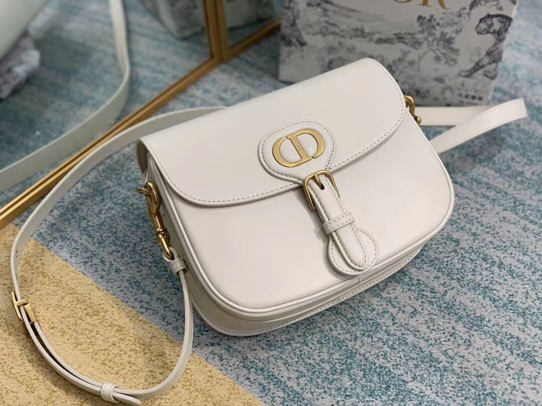 Dior SOFT CALFSKIN BAG  medium C0317 white 