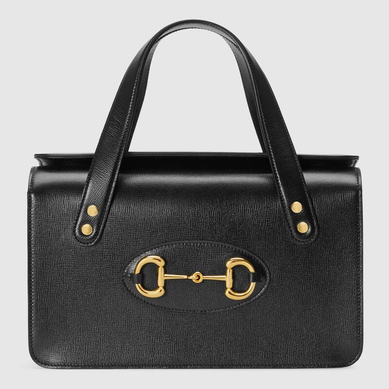 Gucci Horsebit 1955 small top handle bag 627323 black