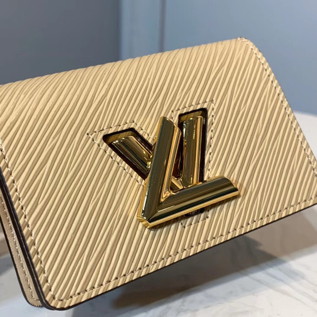 Louis vuitton original TWIST MULTICARTES card holder M68681 beige