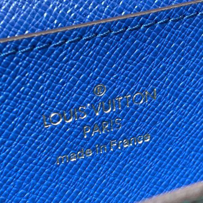 Louis vuitton original TWIST MULTICARTES card holder M68681 blue