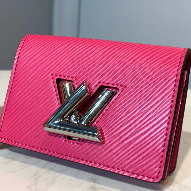 Louis vuitton original TWIST MULTICARTES card holder M68681 rose