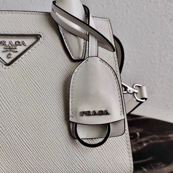Prada Saffiano leather mini-bag 2BA269 White