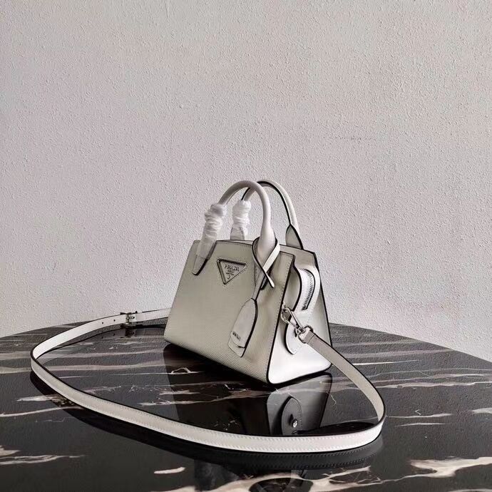 Prada Saffiano leather mini-bag 2BA269 White