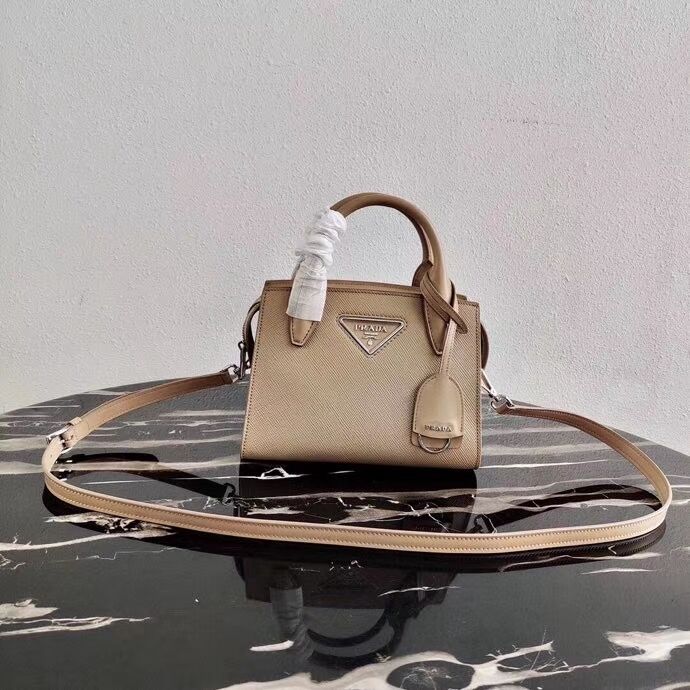 Prada Saffiano leather mini-bag 2BA269 apricot