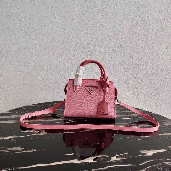 Prada Saffiano leather mini-bag 2BA269 pink