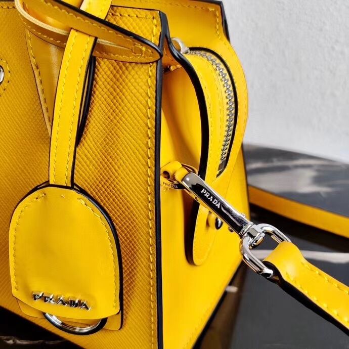 Prada Saffiano leather mini-bag 2BA269 yellow