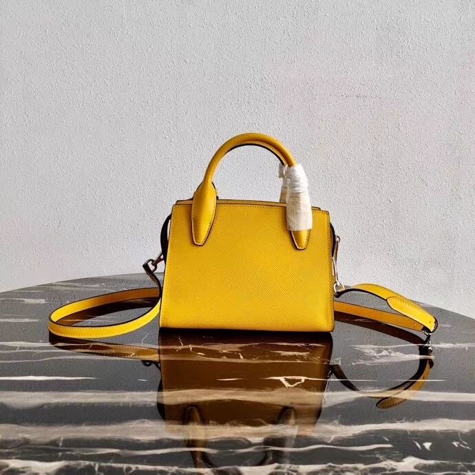 Prada Saffiano leather mini-bag 2BA269 yellow