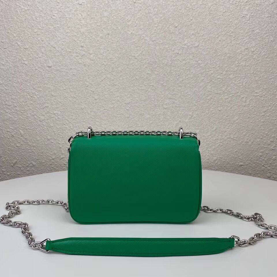 Prada Saffiano leather mini shoulder bag 2BD032 green