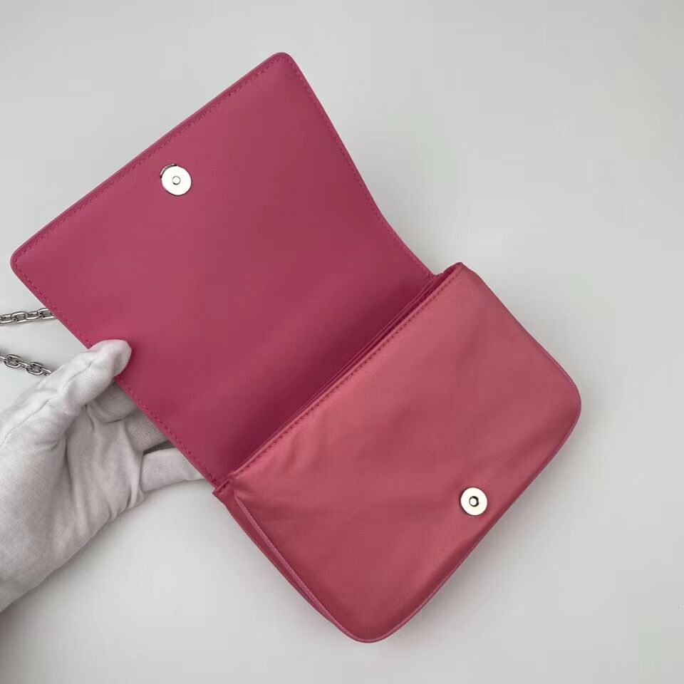 Prada Saffiano leather mini shoulder bag 2BD032 pink