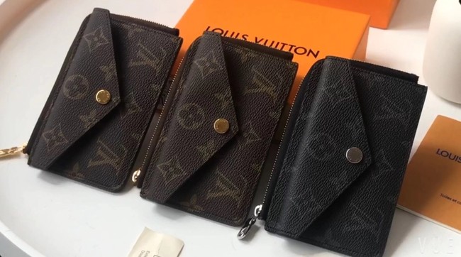 Louis vuitton original Monogram Eclipse CARD HOLDER M60167 black