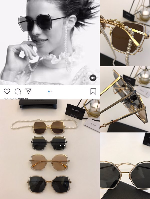 Chanel Sunglasses Top Quality CC6658_521