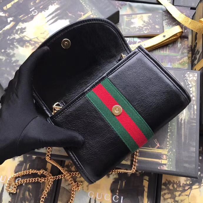 Gucci Rajah mini bag 573797 Black