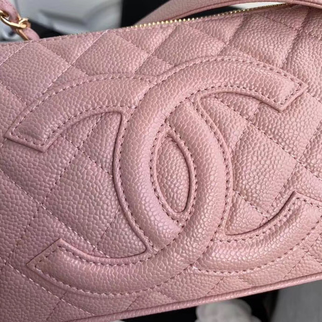 Fashion Chanel Original Caviar Leather Classic Bag 36988 pink