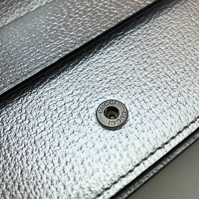 Gucci Dionysus Leather Super mini Bag 476432 silver