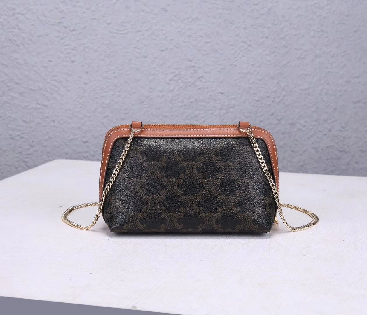 Celine COATED CANVAS CL00382 brown