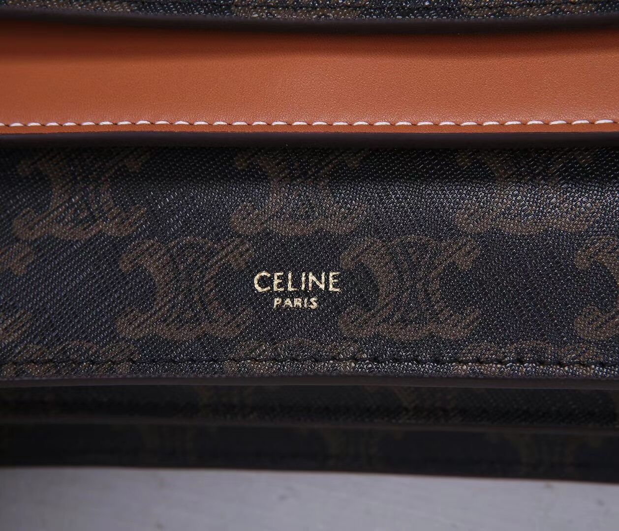 Celine COATED CANVAS CL00852 TAN