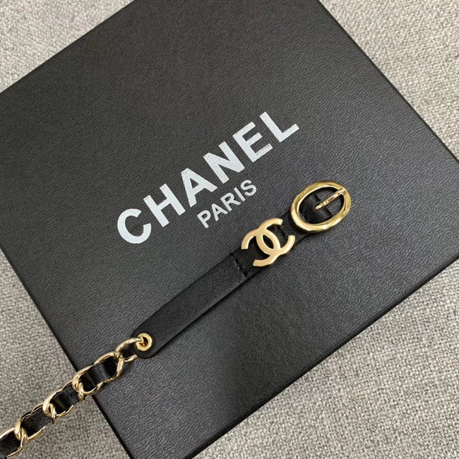 Chanel Original Calf Leather 2.0CM 3600 black