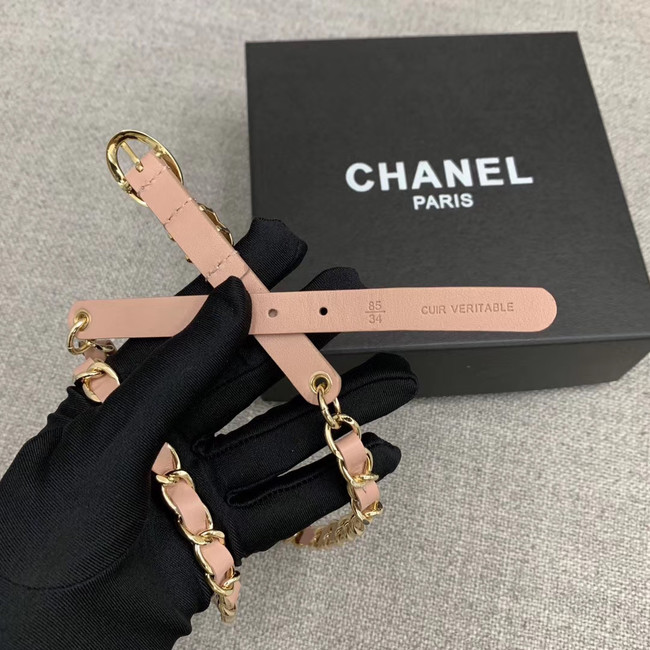 Chanel Original Calf Leather 2.0CM 3600 pink