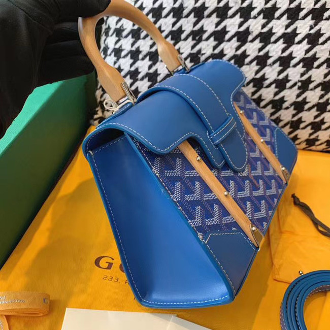 Goyard mini saigon tote bag 55632 blue