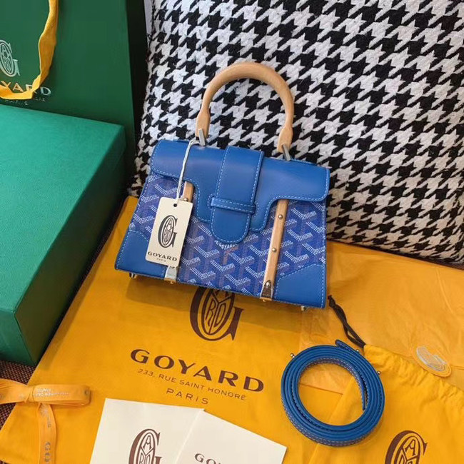 Goyard mini saigon tote bag 55632 blue